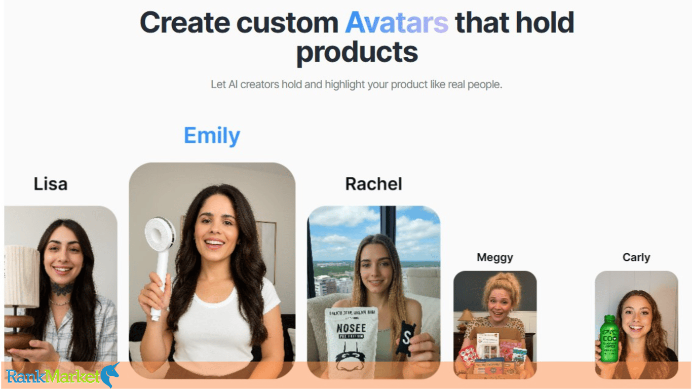 Ai Avatar Holding Product And Reviewing In Makeugc Video
