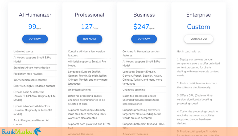 Spinnerchief Pricing