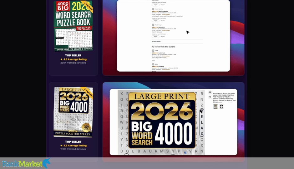 Wordsearch Puzzle Book Generator + Otos