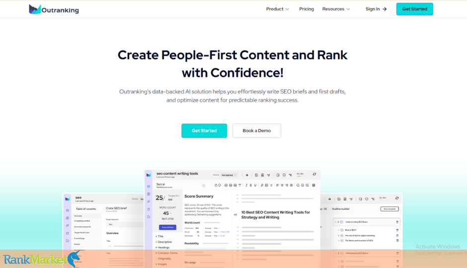 Outranking Homepage