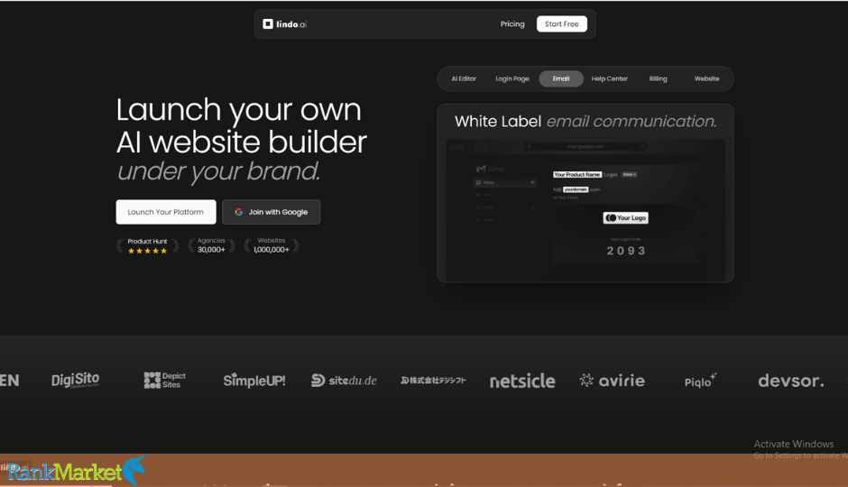 Lindo Ai Homepage