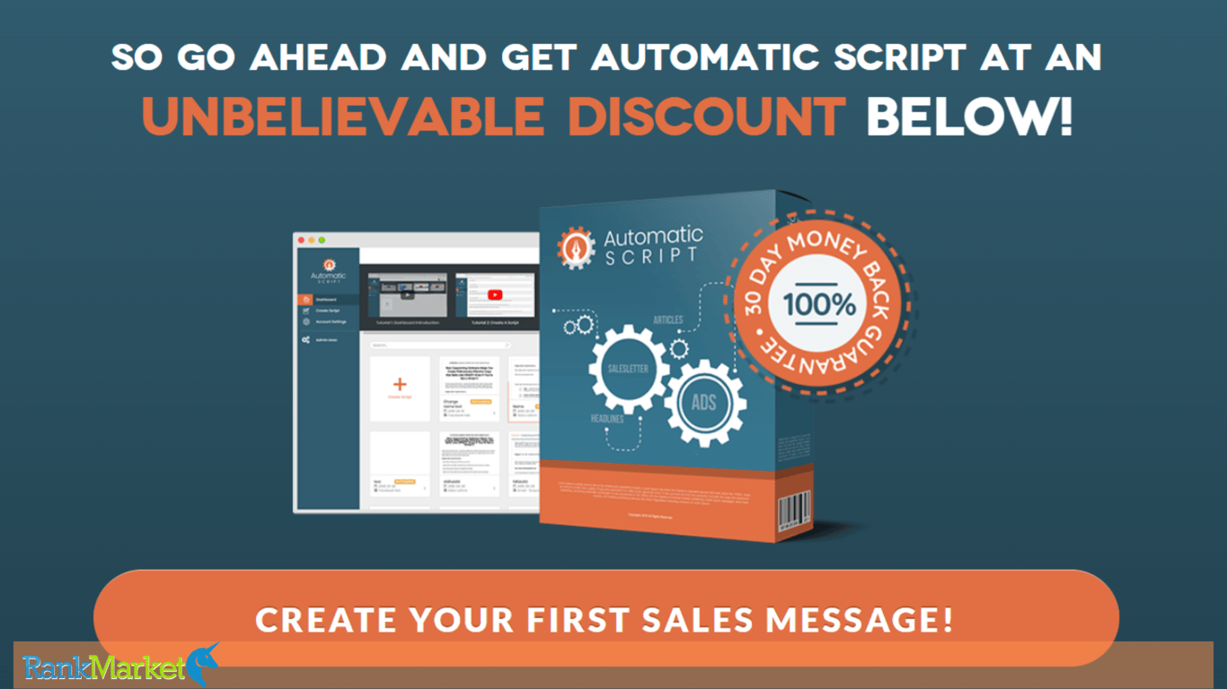 Price List For Buying Automatic Script Together At Rankmarket – From Only $5/Month