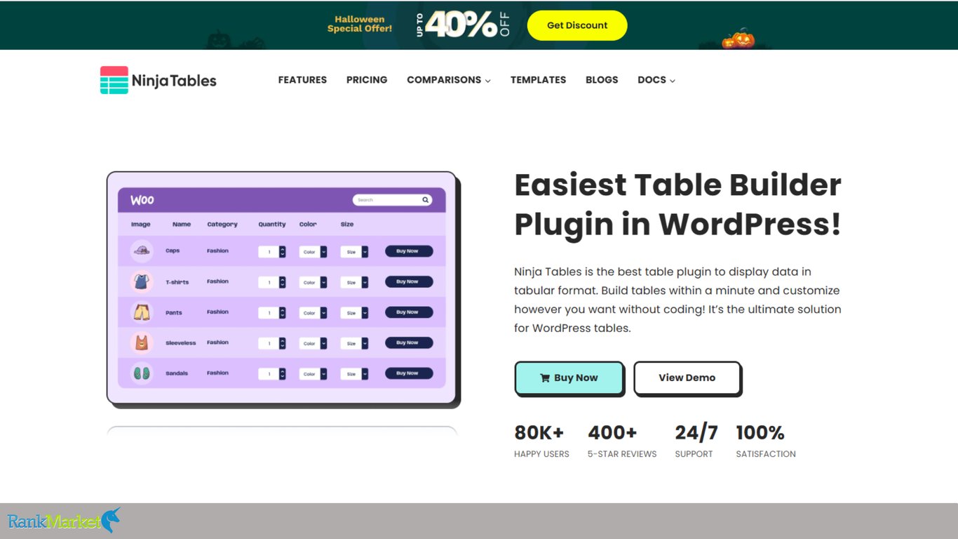 Ninja-Tables-Homepage-Introduction