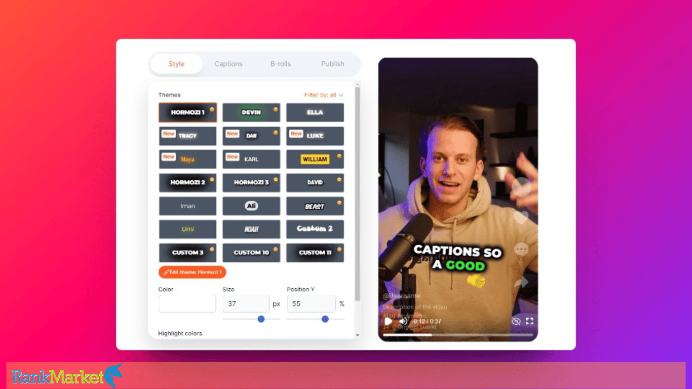Submagic Ai Auto-Subtitle Feature Introduction Page