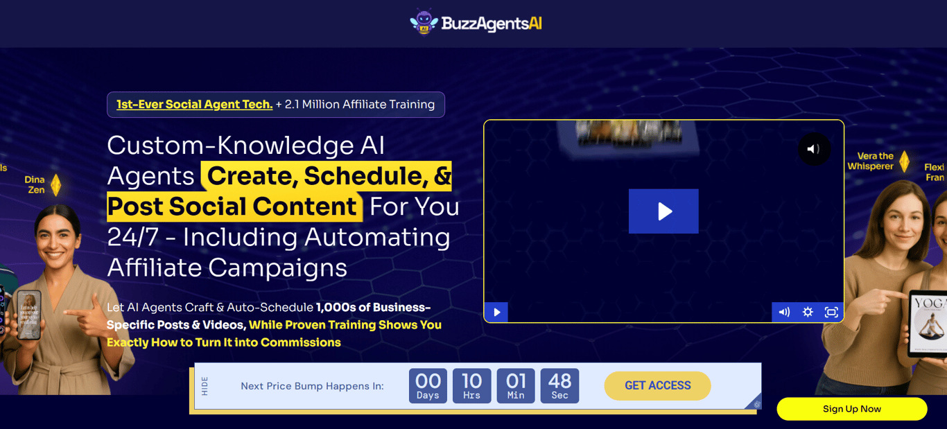 BuzzAgentsAI-Homepage