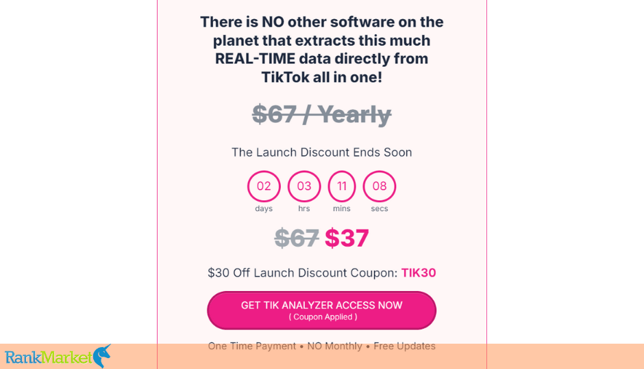 Tik Analyzer Pricing Plans