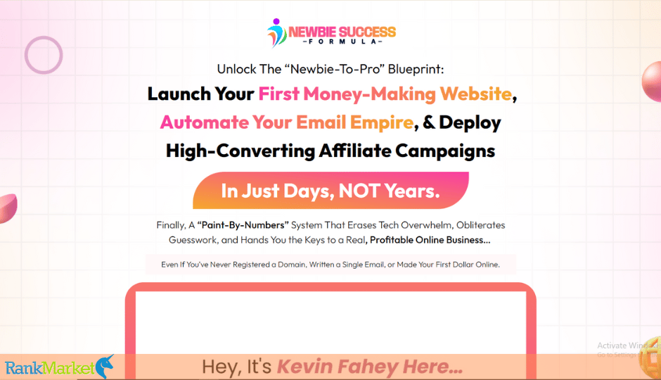 Newbie Success Formula + Otos