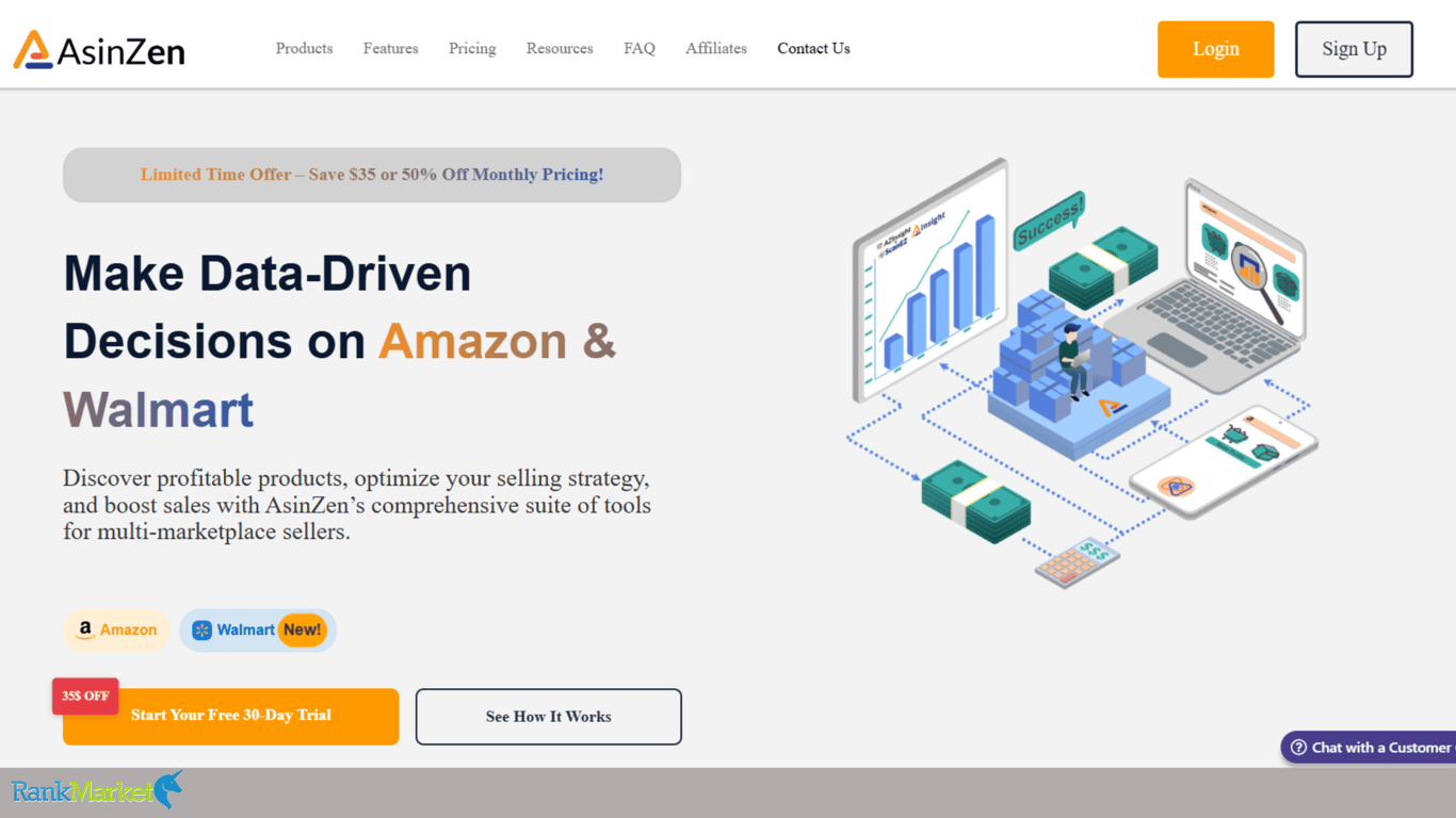 Asinzen-Homepage-Main-Interface