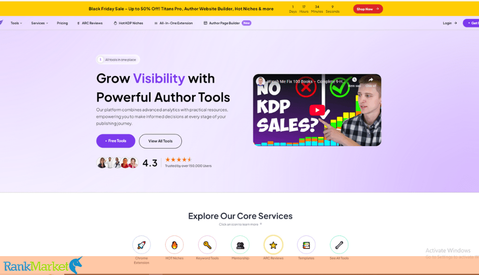 Self Publishing Titans Homepage