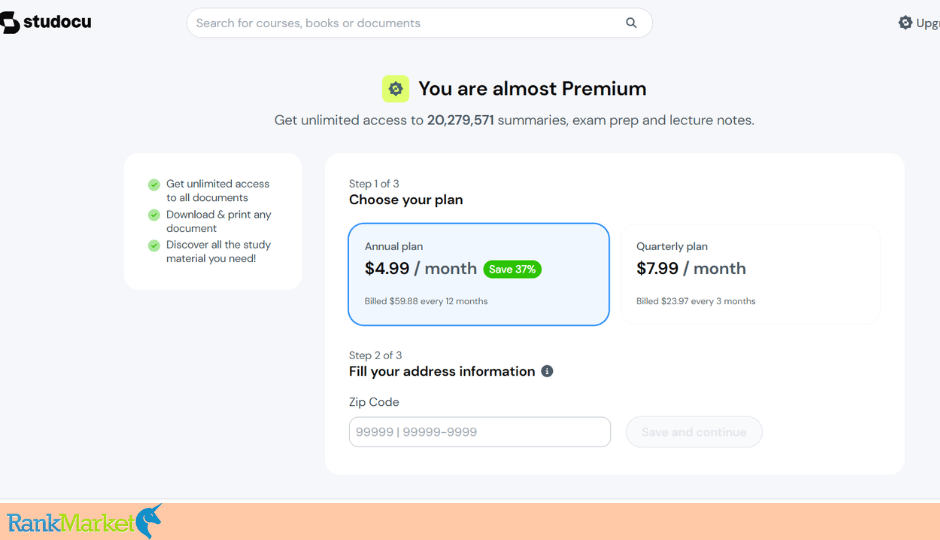 Studocu Pricing And Premium Subscription Plans