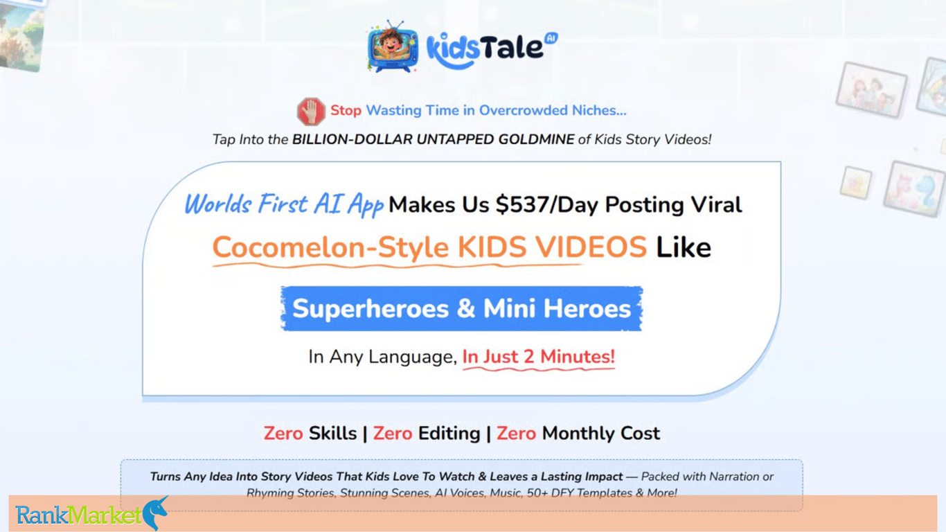 Kidstale Ai Homepage