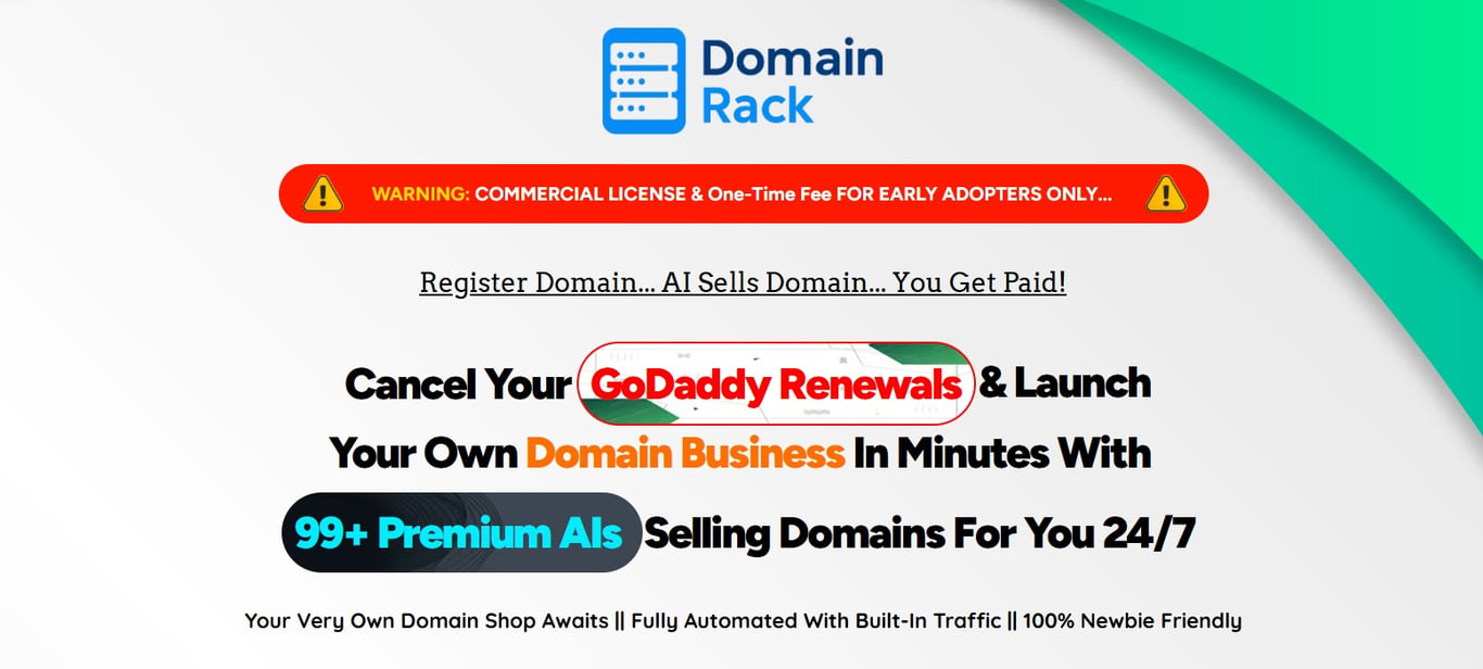 DomainRack Homepage