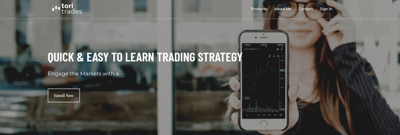 Tori-Trades-Learn-To-Trade-V2-2025-course-homepage-overview