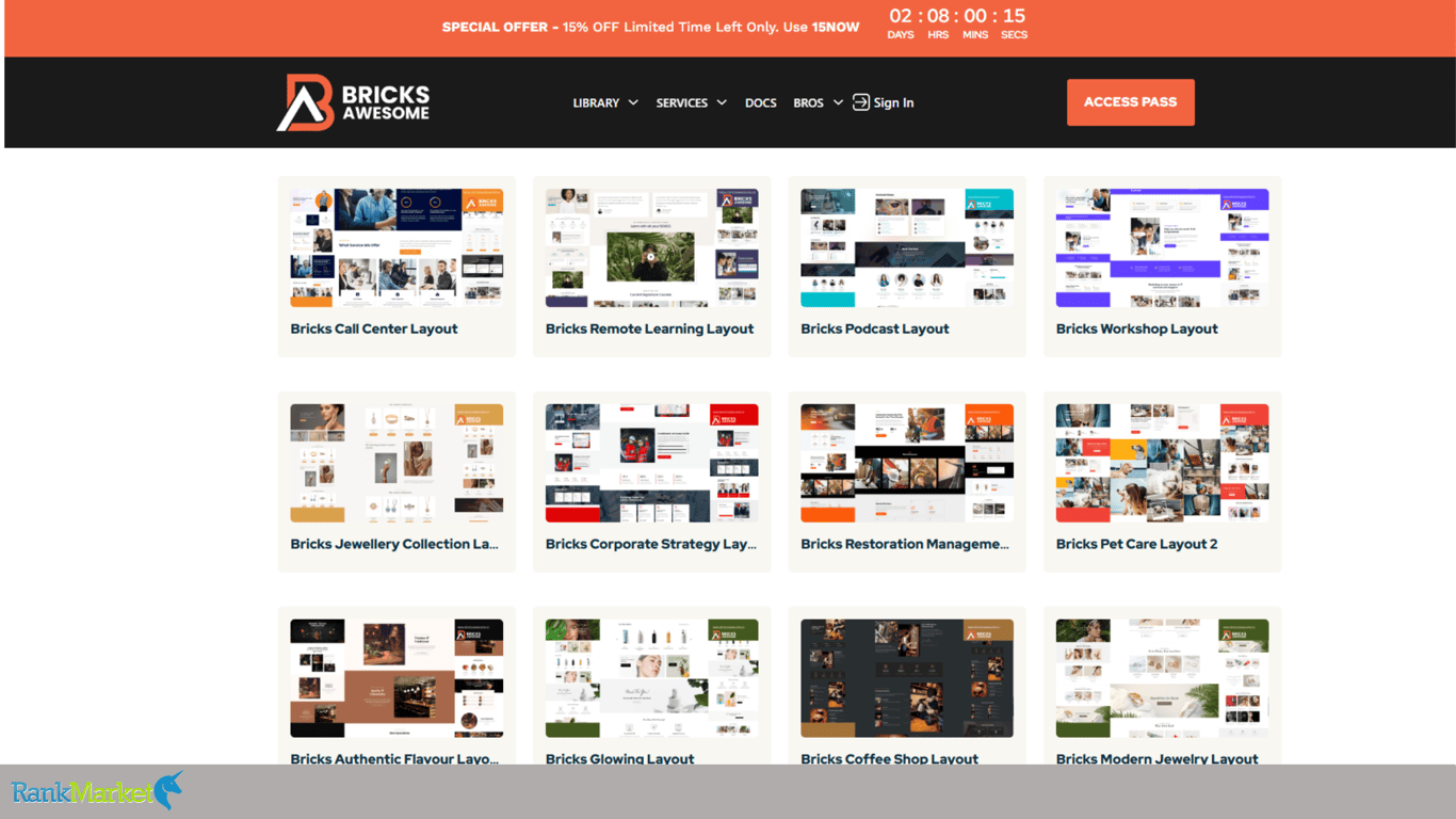 Bricks-Awesome-Hundreds-Layouts-Templates-Easy-Customize