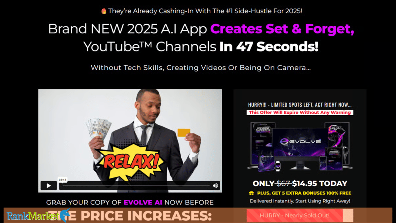 Evolve Ai Homepage
