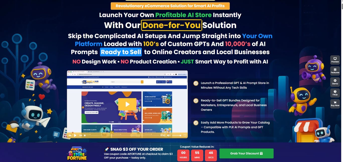 AI Store Fortune Homepage