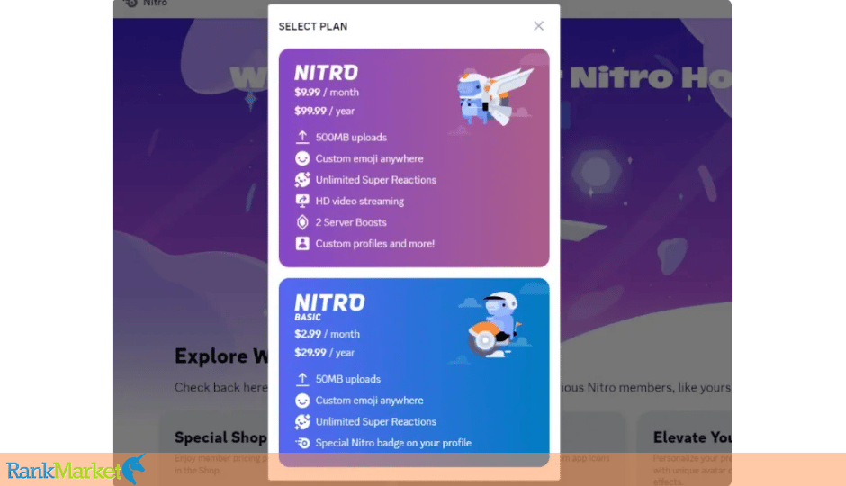 Discord Nitro Pricing Plans