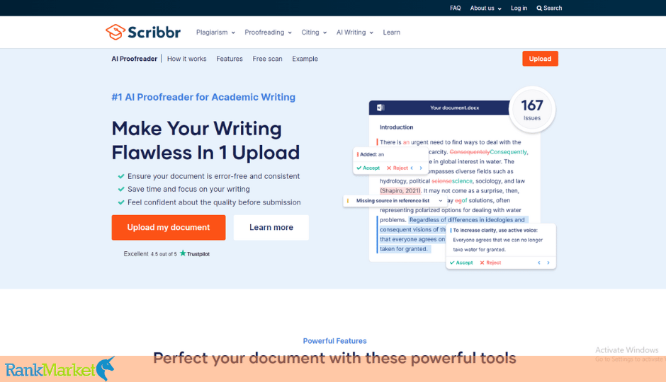 Scribbr Homepage
