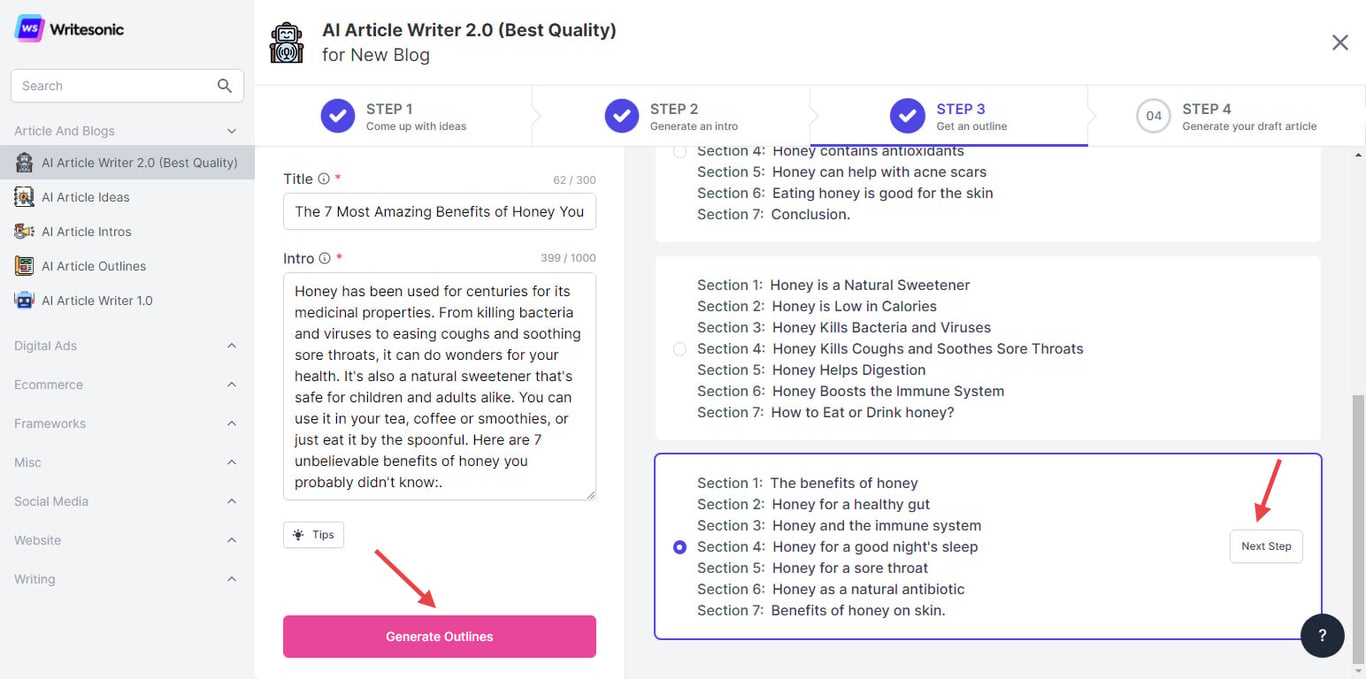 Writesonic pricing plans