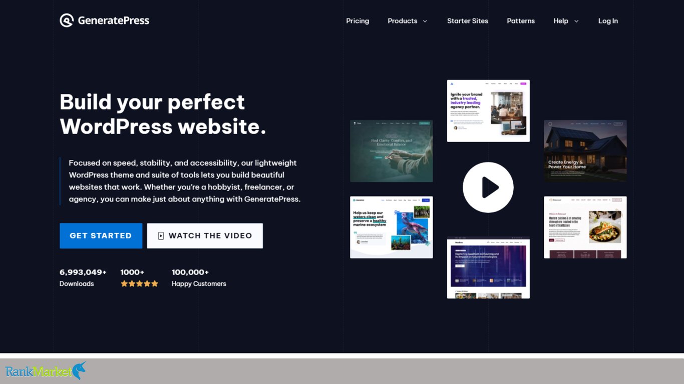 Generatepress-Homepage-Wordpress-Theme-Interface-Lightweight-And-Performance-Optimized