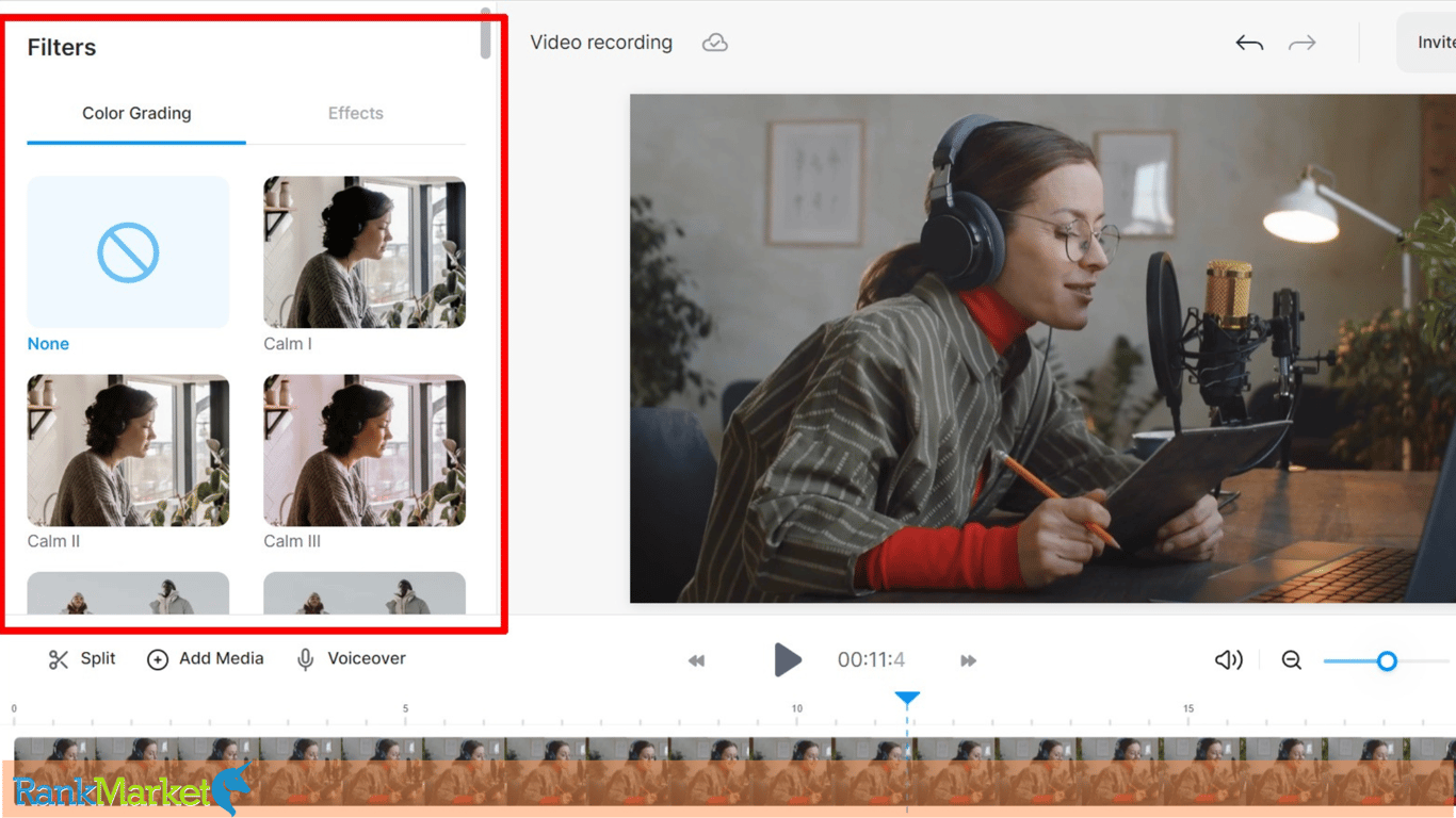 Screen And Webcam Recording Feature In Veed.io