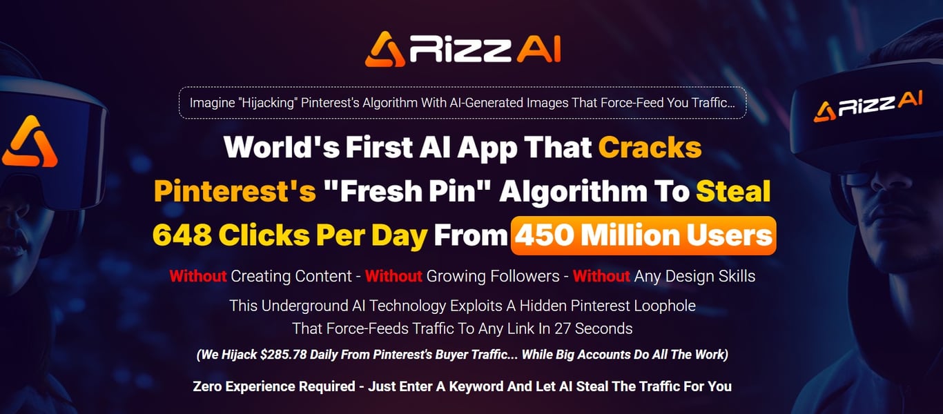 Rizz AI Homepage