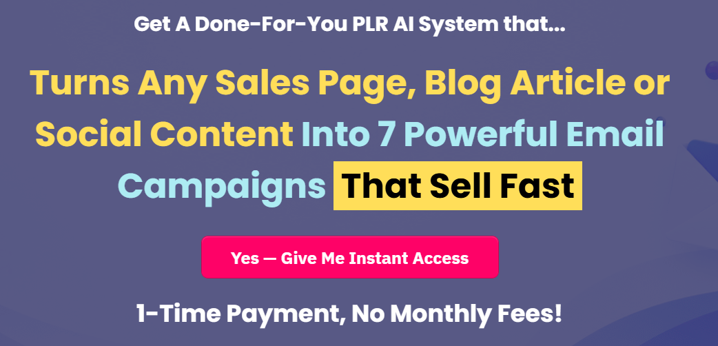 Done-for-you-plr-ai-system-banner-turning-sales-pages-and-blogs-into-seven-email-campaigns