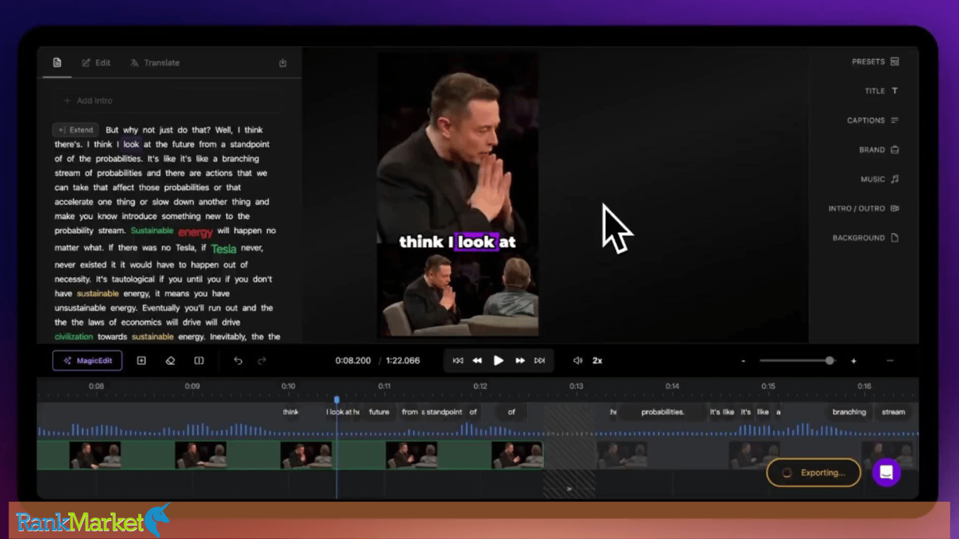 Minvo Pro'S Ai Feature Automatically Selects Video Highlights.