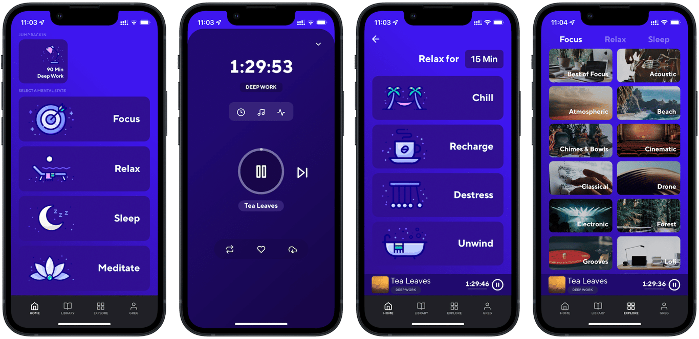 Brain.fm features