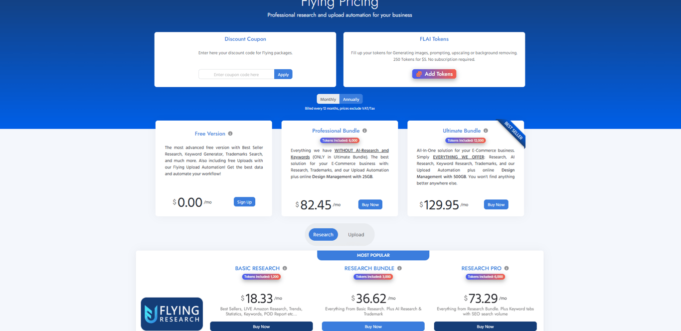 cost-of-flying-research-pod-bundle-plan