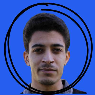 instructor-profile-avatar-of- Terrell-Gentry-with-black-hand-drawn-border-on-blue-background