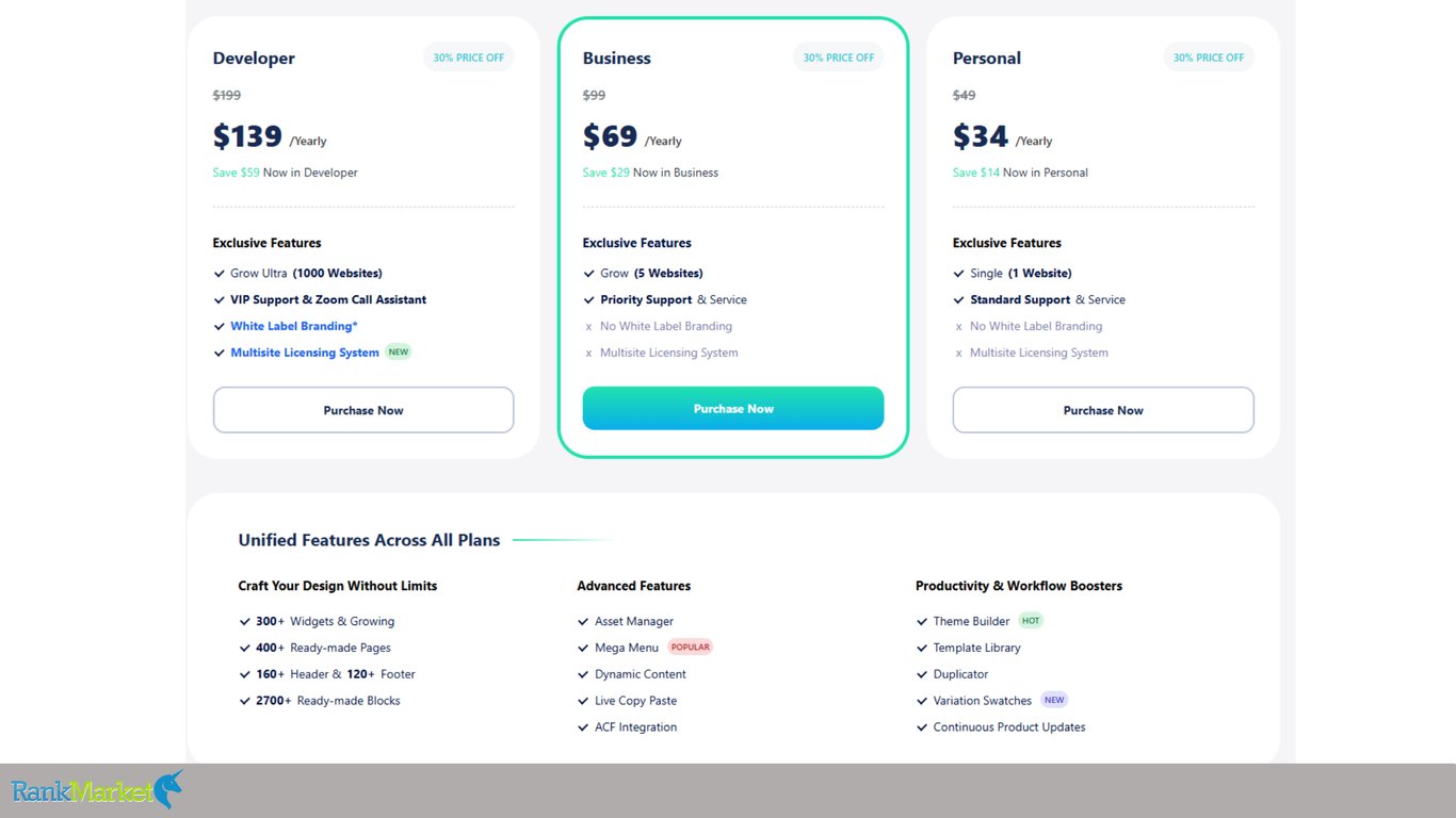 Element-Pack-Pricing-Plans-Elementor-Plugin-License-Options