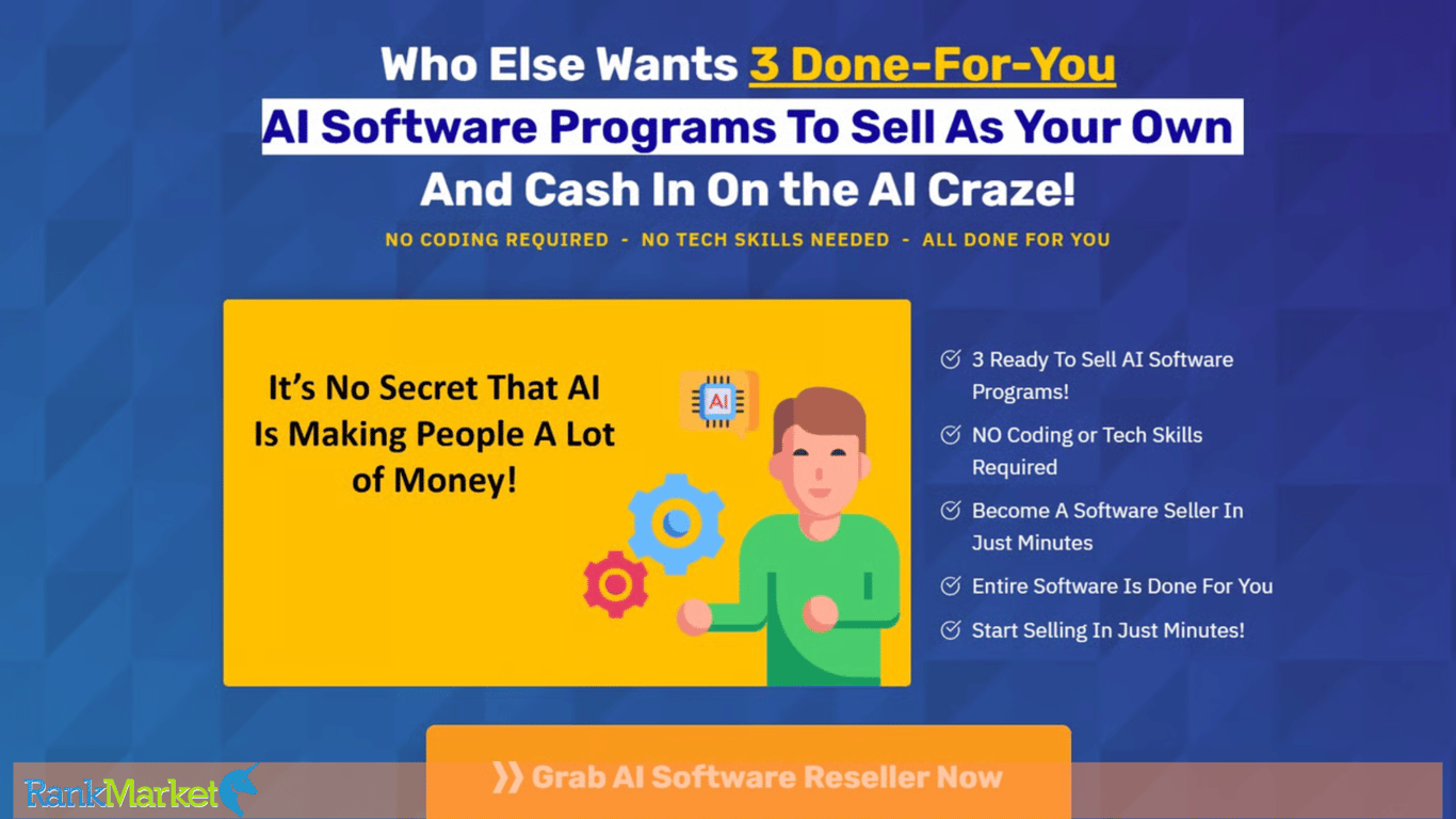 Ai Software Seller Homepage