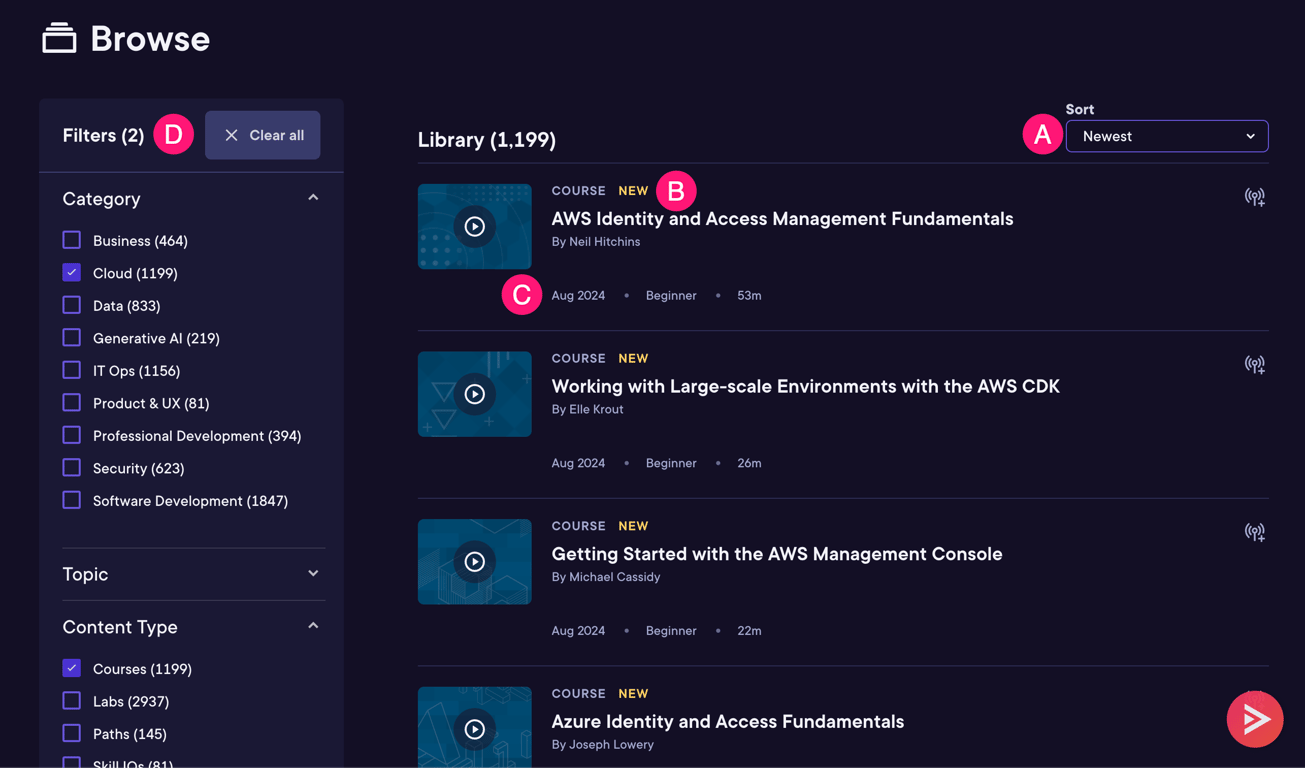 Pluralsight features