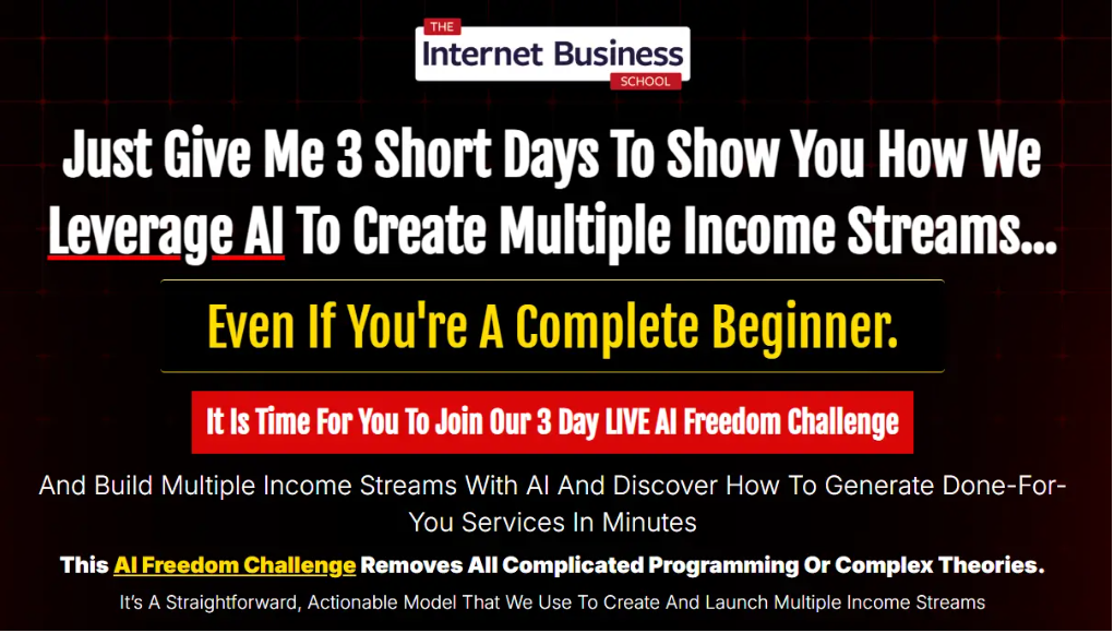 AI Freedom Challenge homepage