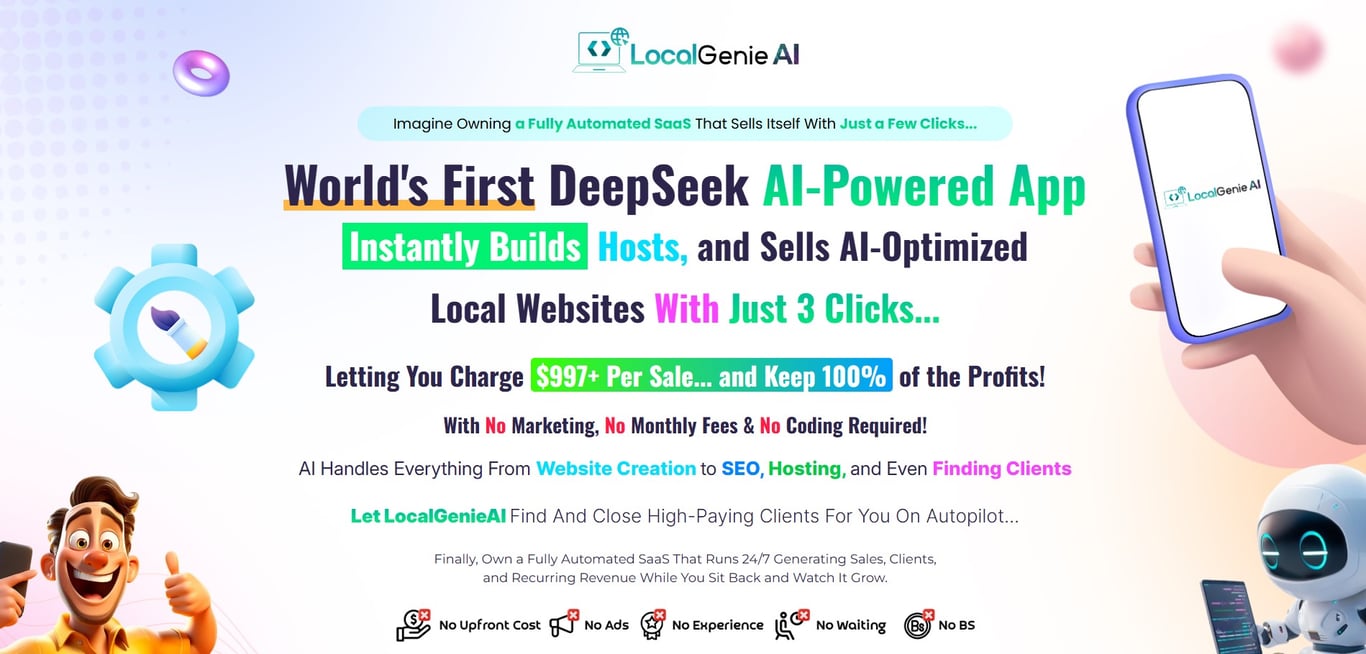 LocalGenie AI Homepage