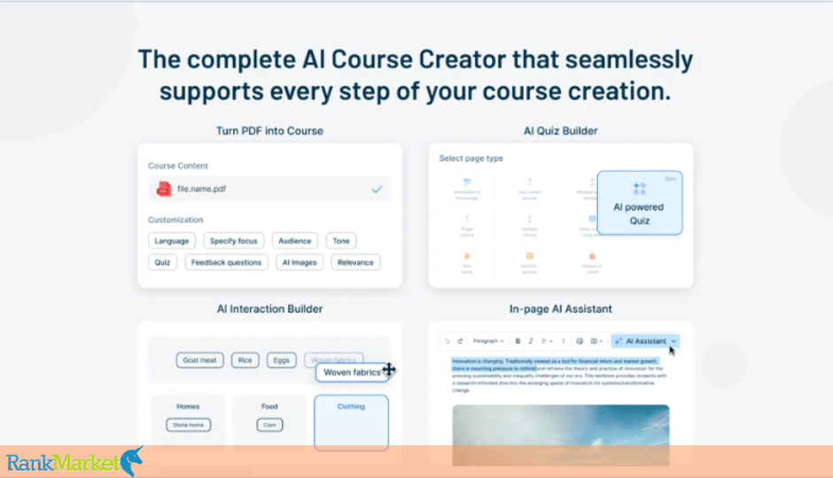 Key Features Of Mini Course Generator 