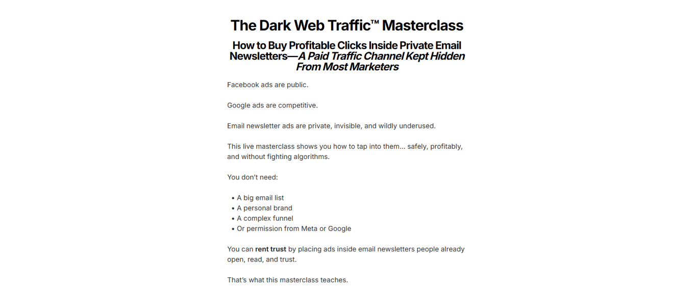 the-dark-web-traffic-masterclass-homepage