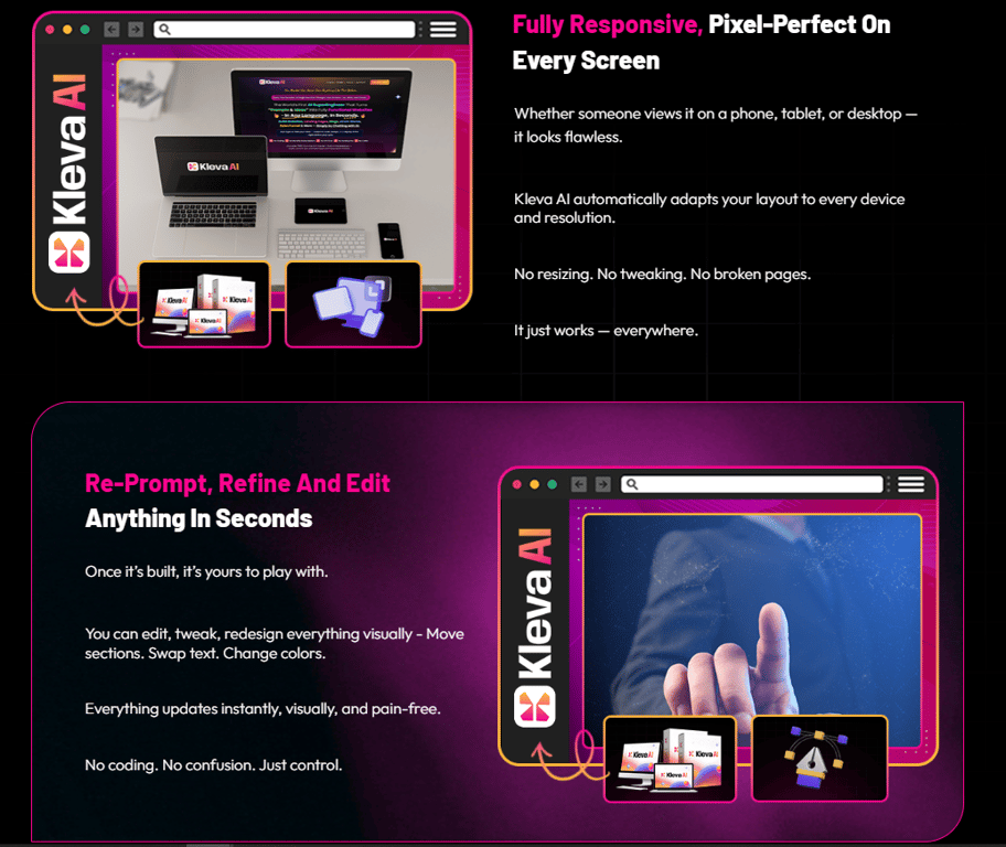 Kleva AI features: