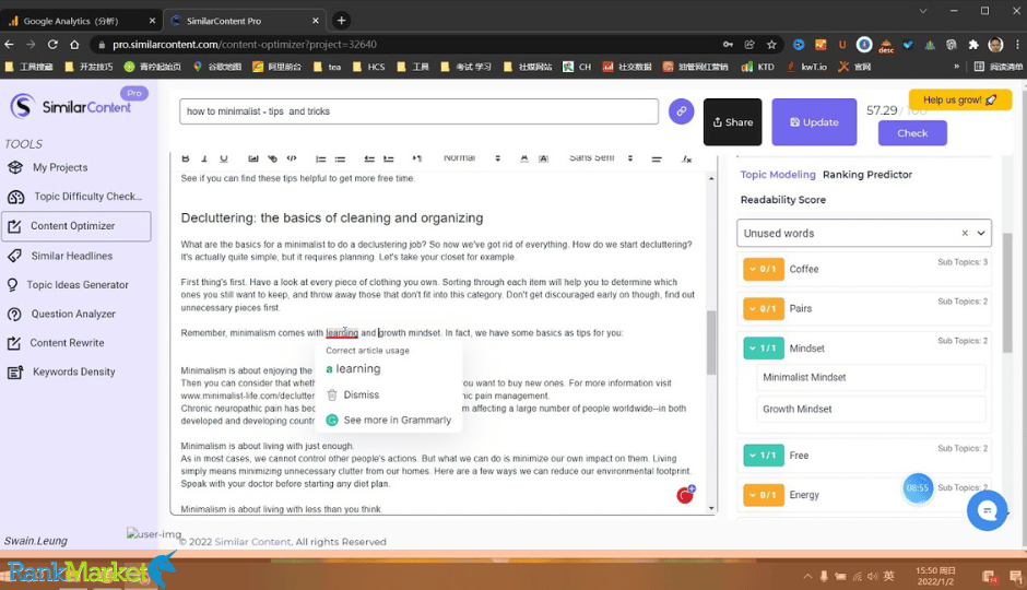 Key Features Of Similar Content