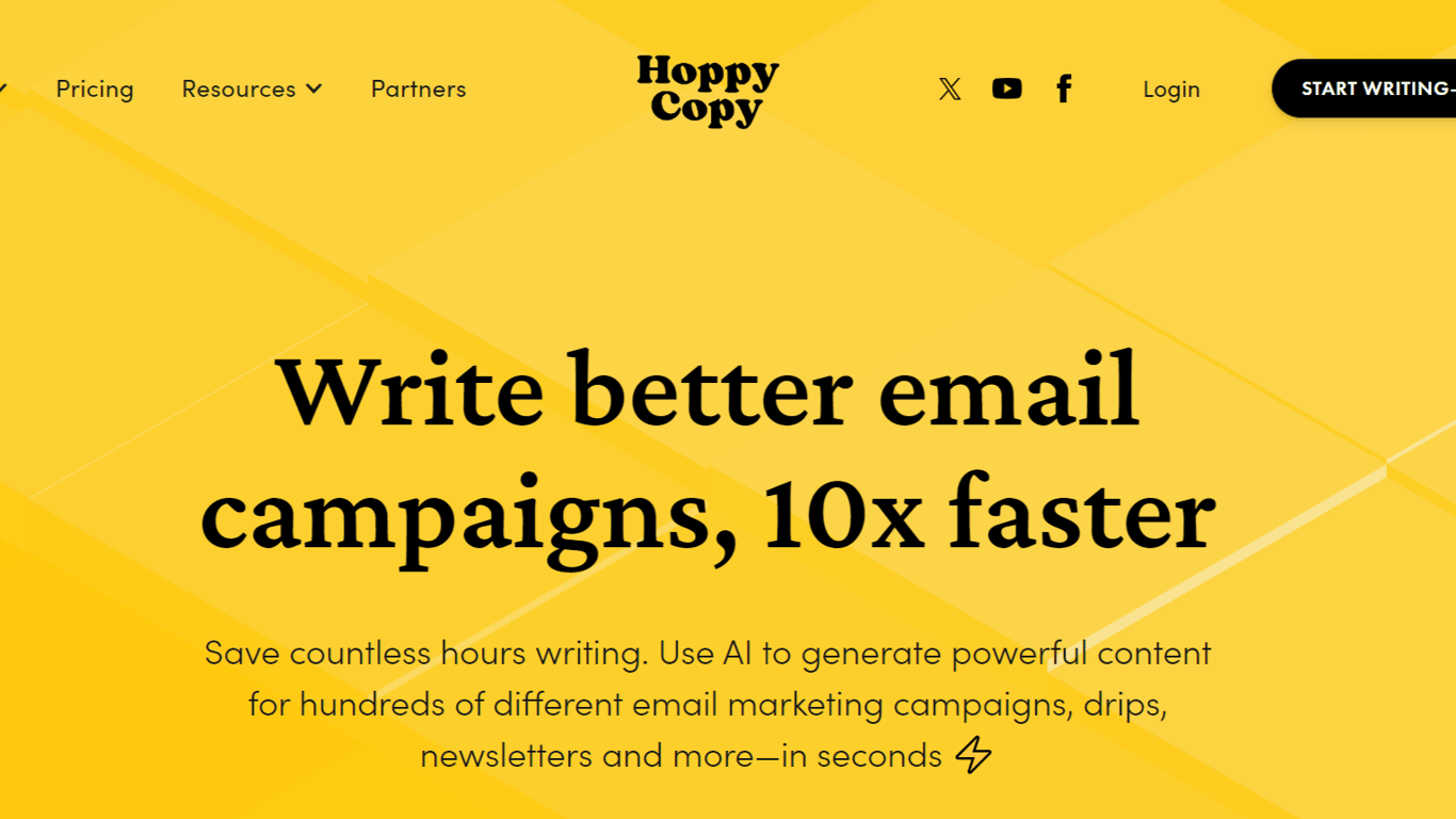 Hoppy Copy homepage