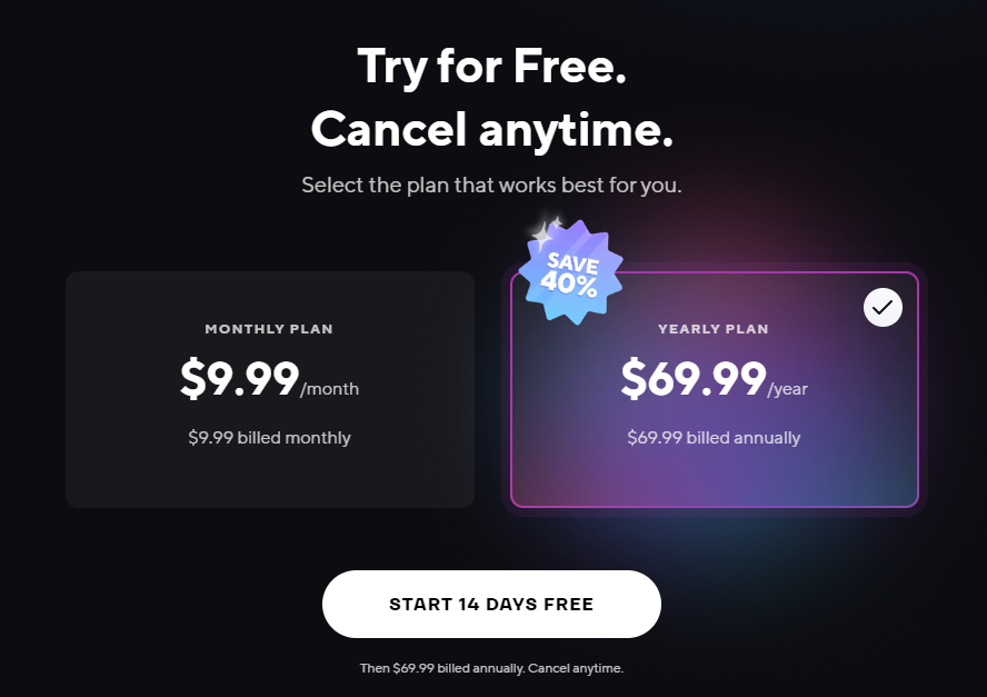 Brain.fm pricing