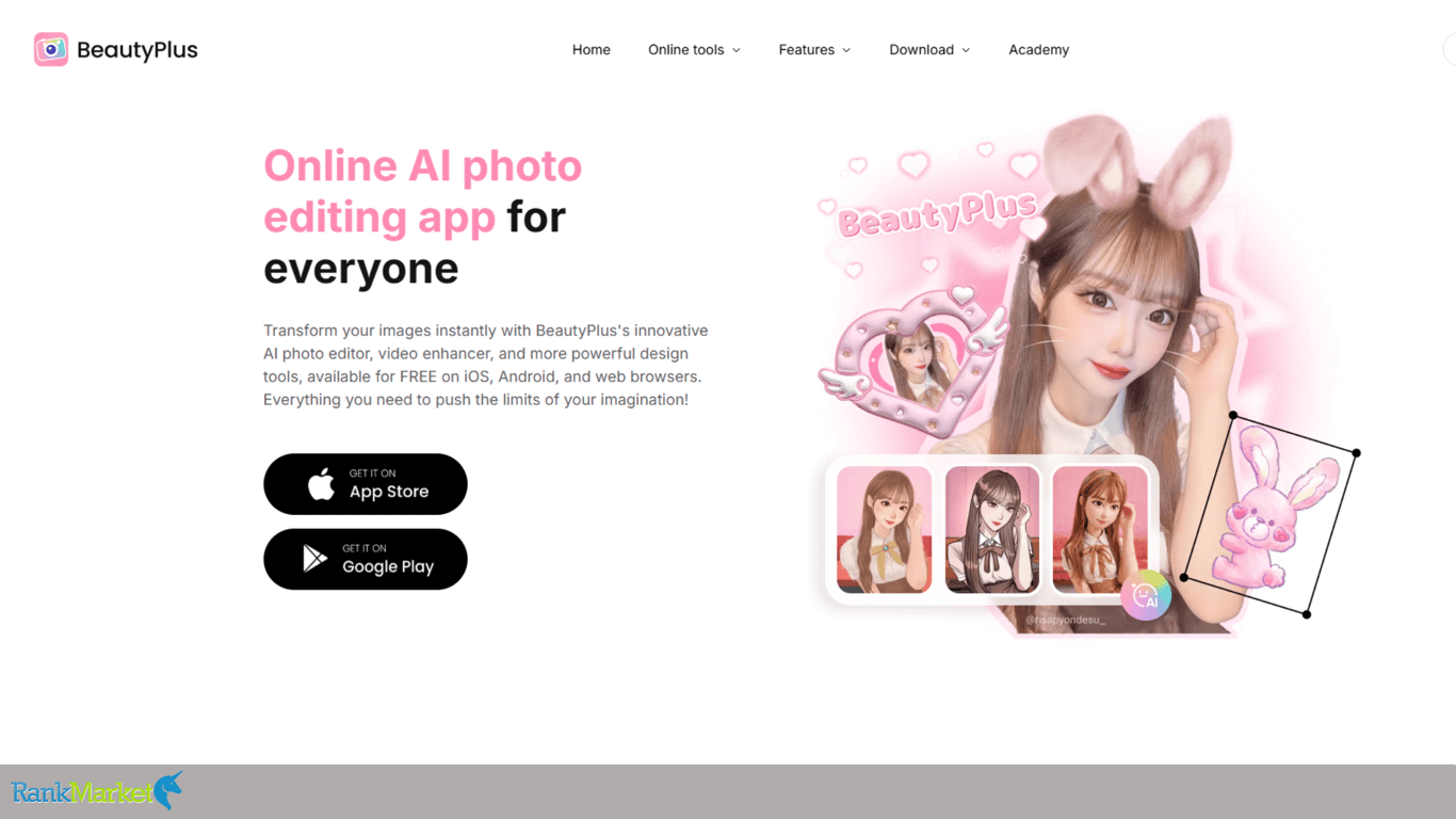 Beautyplus-Home-Screen-Photo-Video-Editing-App-Ai-Interface-User-Friendly