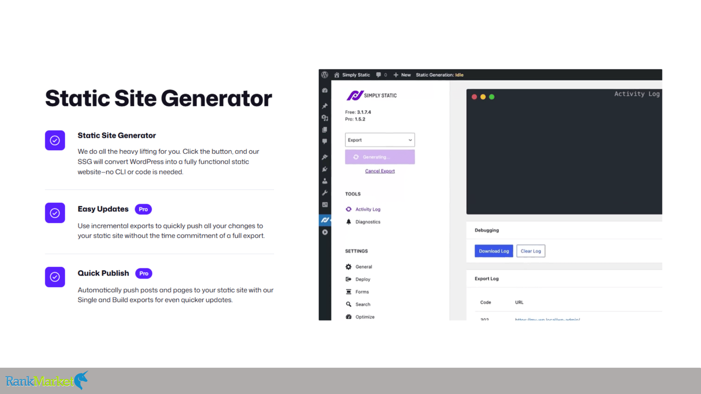 Simply-Static-Main-Features-For-Wordpress