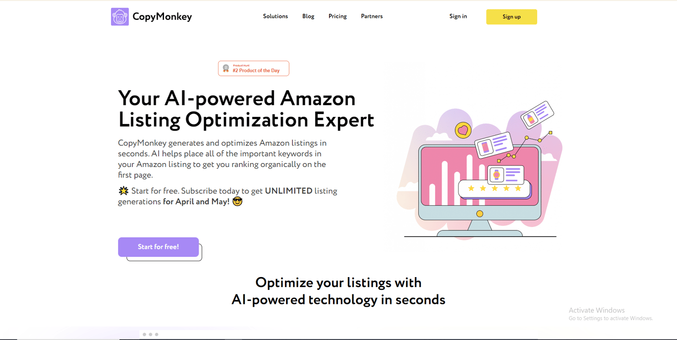 CopyMonkey homepage