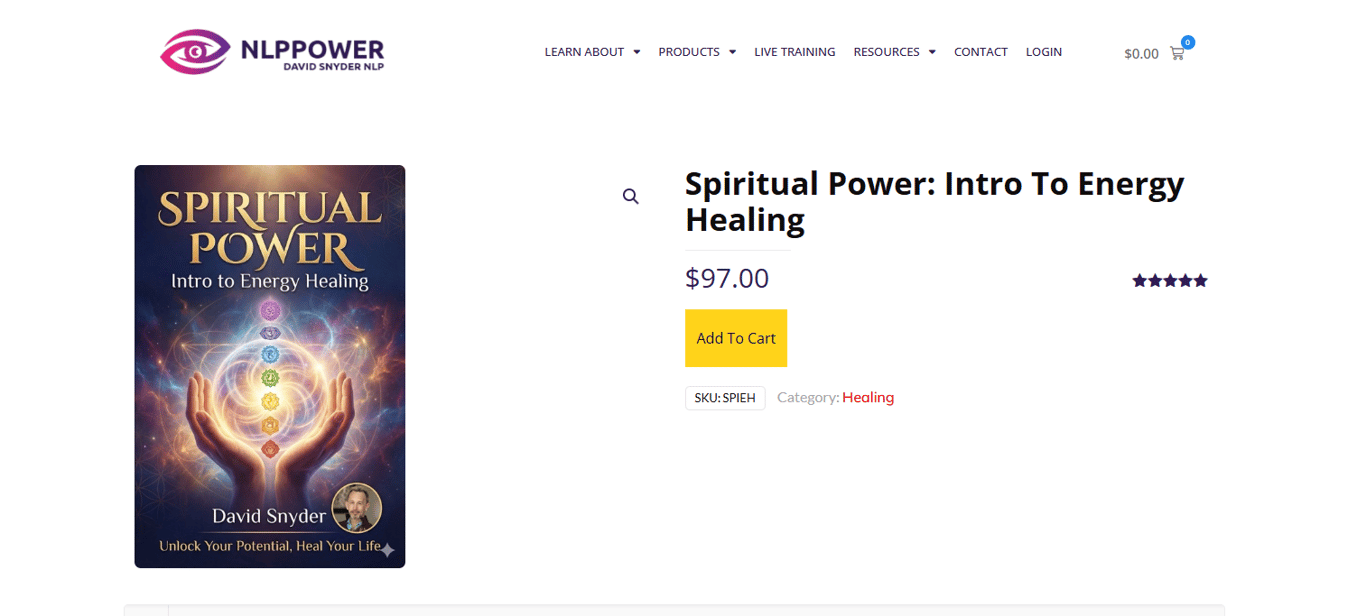 david-snyder-spiritual-power-intro-to-energy-healing-course-dashboard-homepage