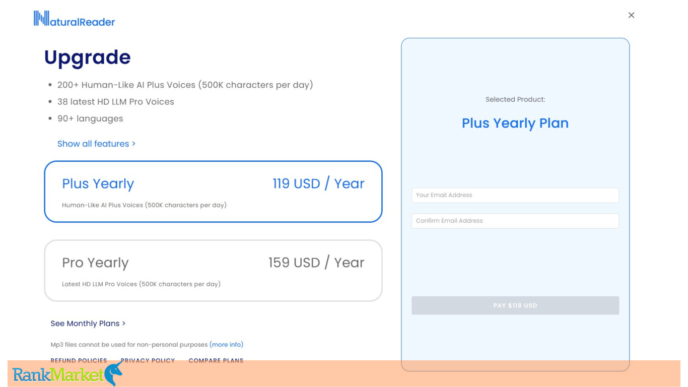 Naturalreader Account Packages