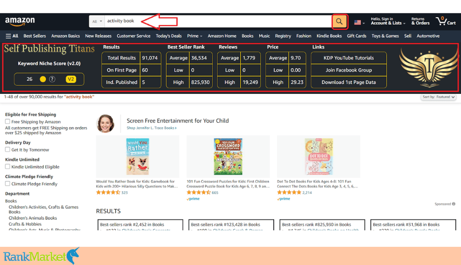 Self Publishing Titans Features