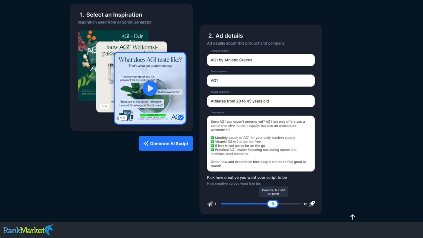A Library Of Over 23 Million Ad Templates From Facebook, Tiktok, Google Integrated Into Gethookd.ai.