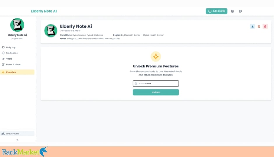 Elderly Note Ai + Otos